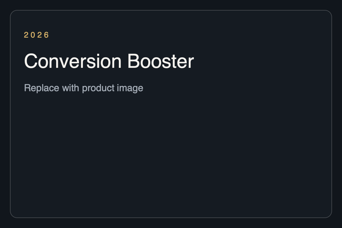Conversion Booster placeholder