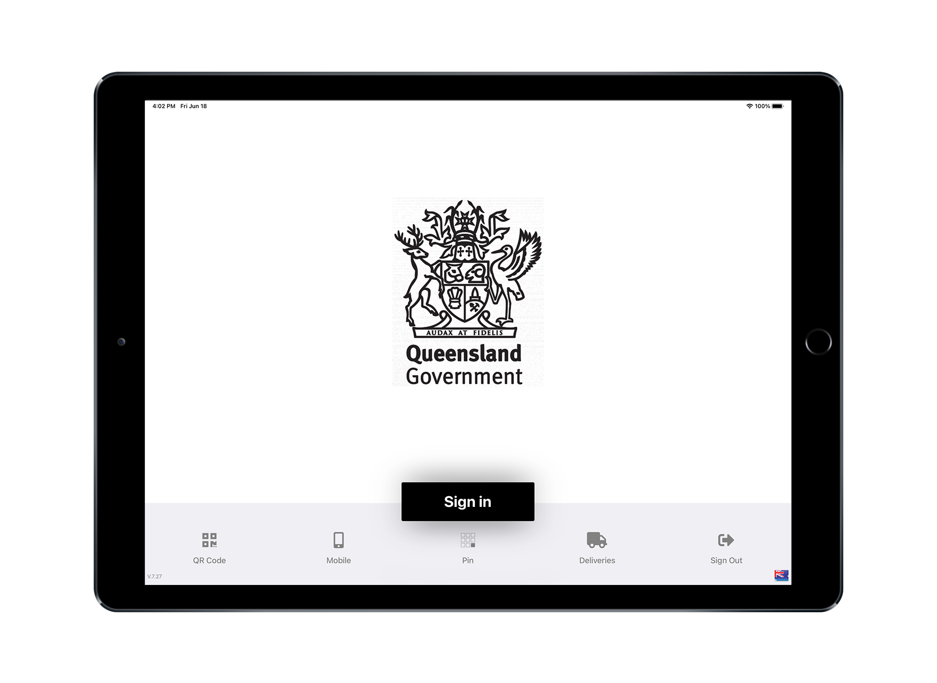 VisitUs iPad App placeholder